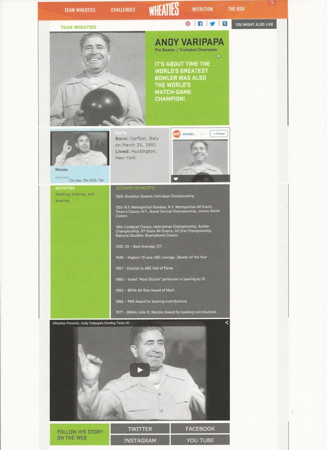 Team Wheaties Profile